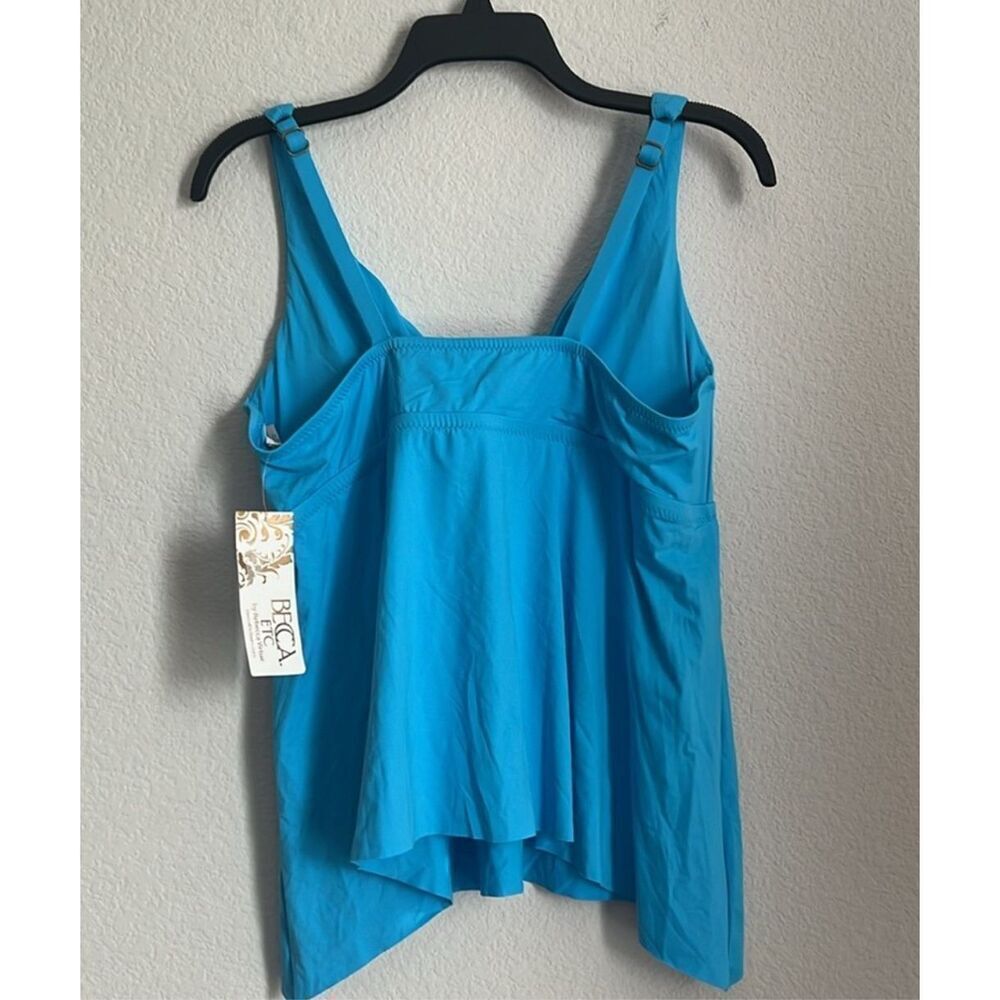 Becca NWT size 2X swim Waterfalls tankini top - Picture 4 of 6